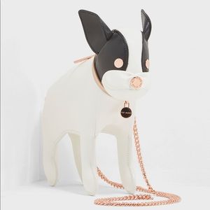 Ted Baker Black and White Dog-Shaped Bag